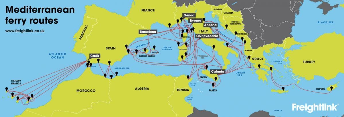 mapa barcelona ceny trajekt