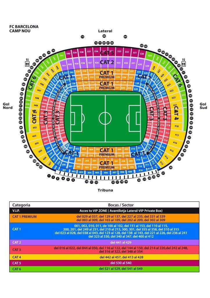 seat mapa camp nou