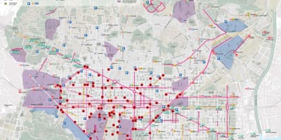 Mapa barcelona kole 