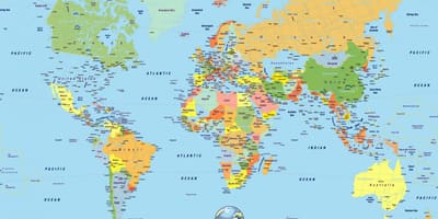 Barcelona španělsko na mapě světa