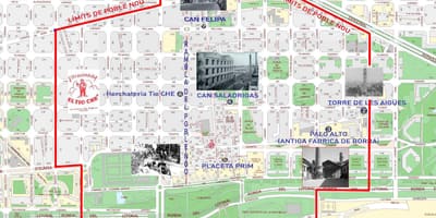 Mapa barcelona poblenou