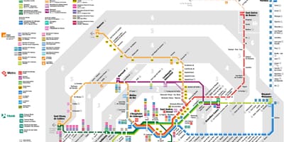 Rodalies mapě